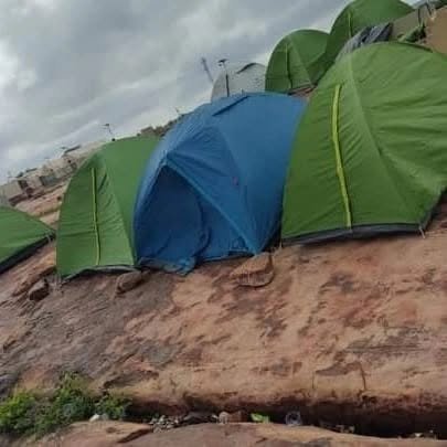 Outdoor tent camping experience in Gandikota